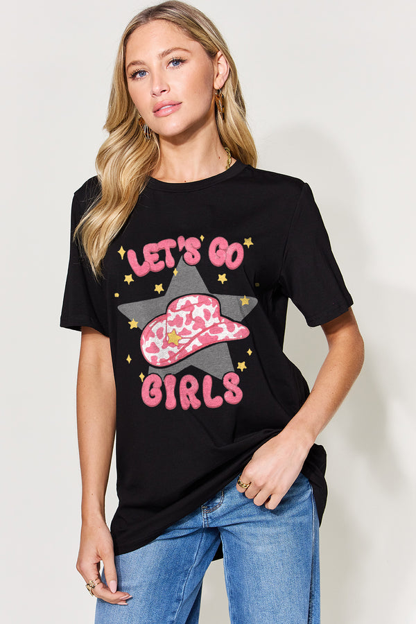 lets go girls graphic tee