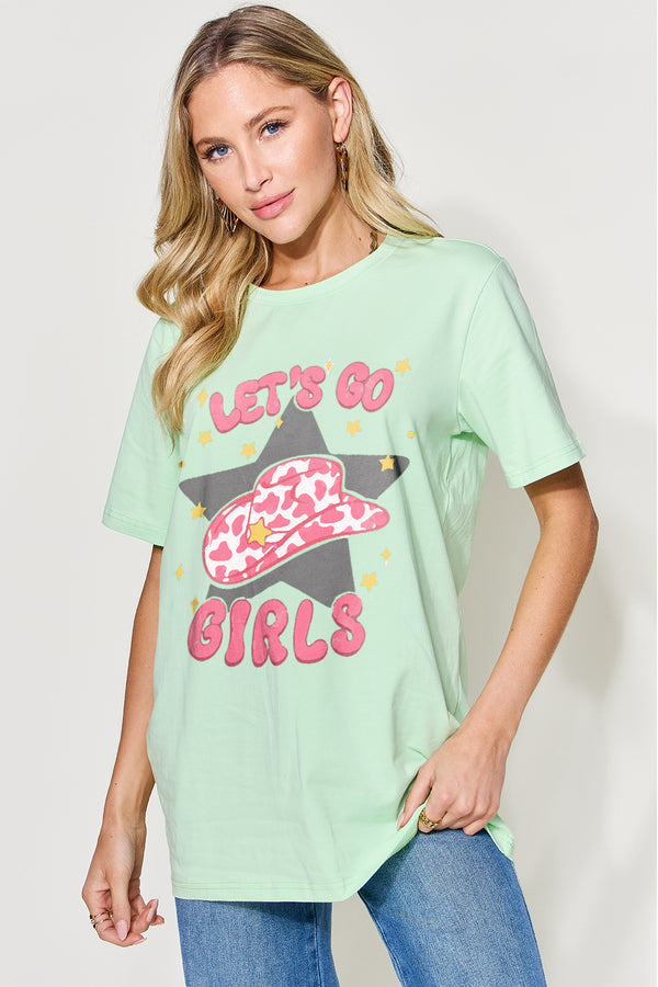 lets go girls graphic tee